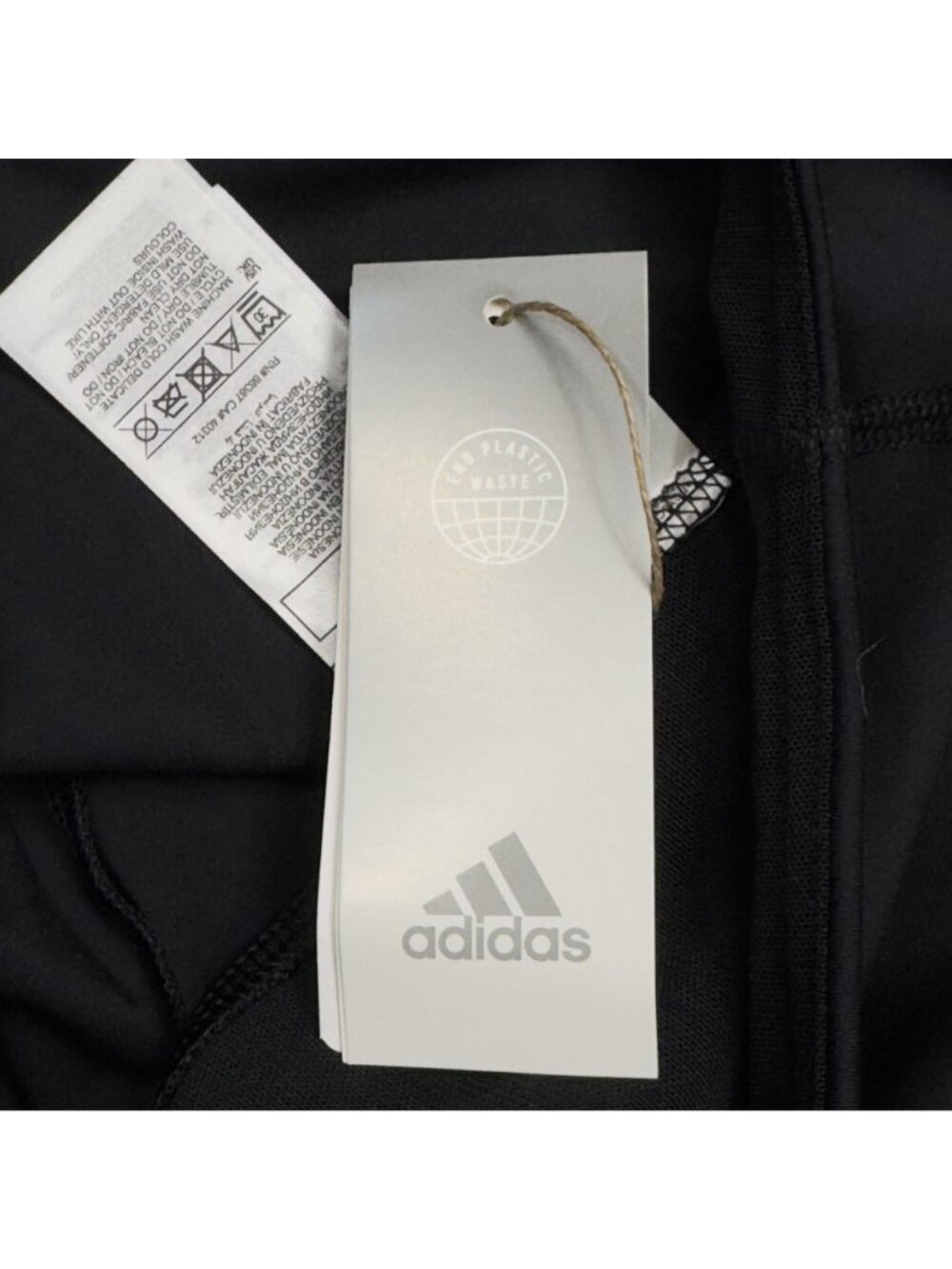 Adidas Black Cycling Shorts Womens Size 2X Tights Padded Seat Compression NEW - Picture 7 of 16